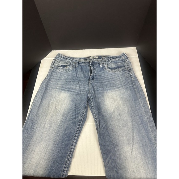 BKE Buckle Men's Jeans Seth 40R Blue South Western Stitch Medium Wash #27 - Picture 5 of 7